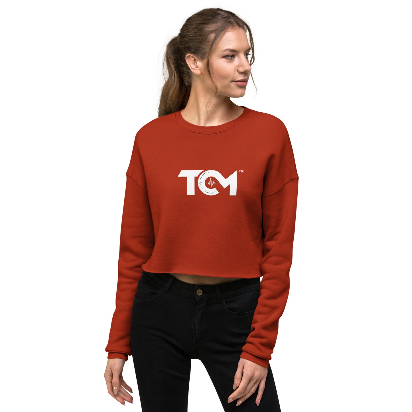 Women's TCM crop sweatshirt